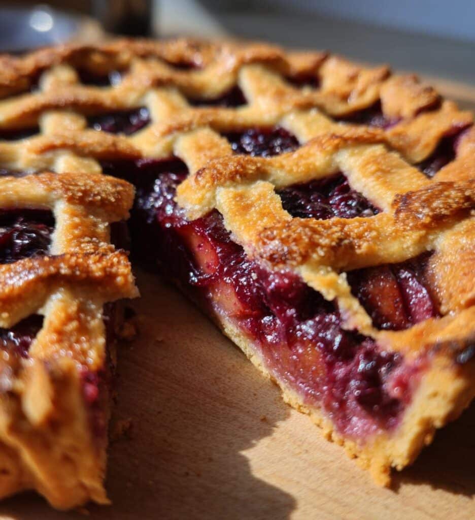 Christmas Plum Tart