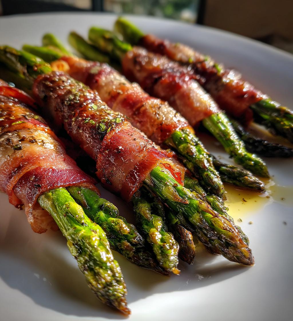 Christmas Prosciutto Wrapped Asparagus - detail 1