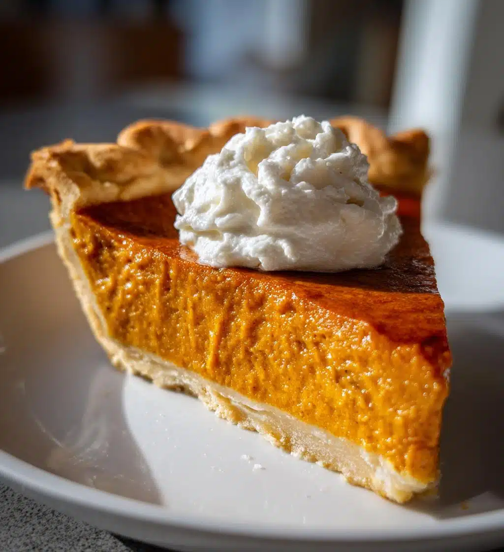 Christmas Pumpkin Cream Pie - detail 1