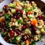 Christmas Quinoa Salad with Cranberries