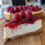 Christmas Raspberry Cheesecake Tart