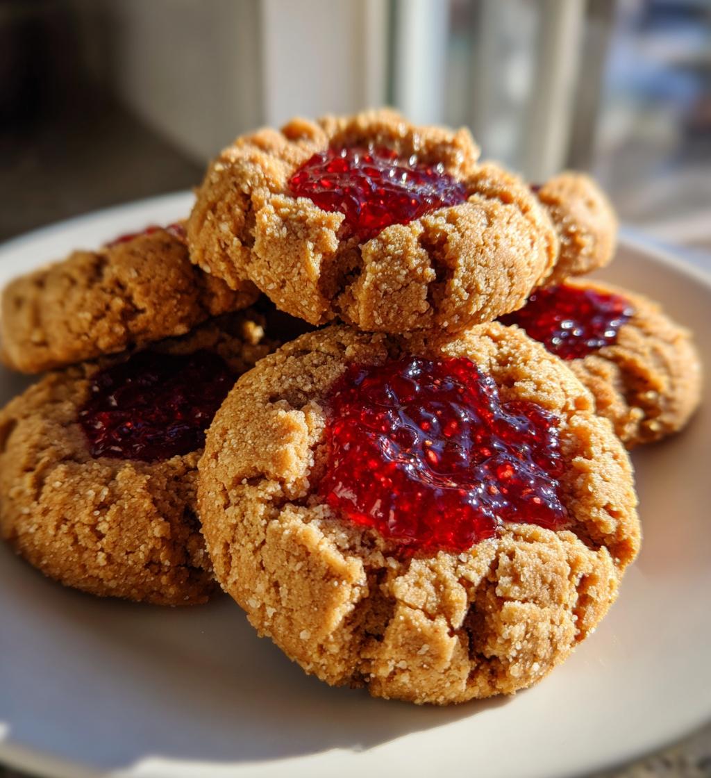 Christmas Raspberry Jam Cookies - detail 1