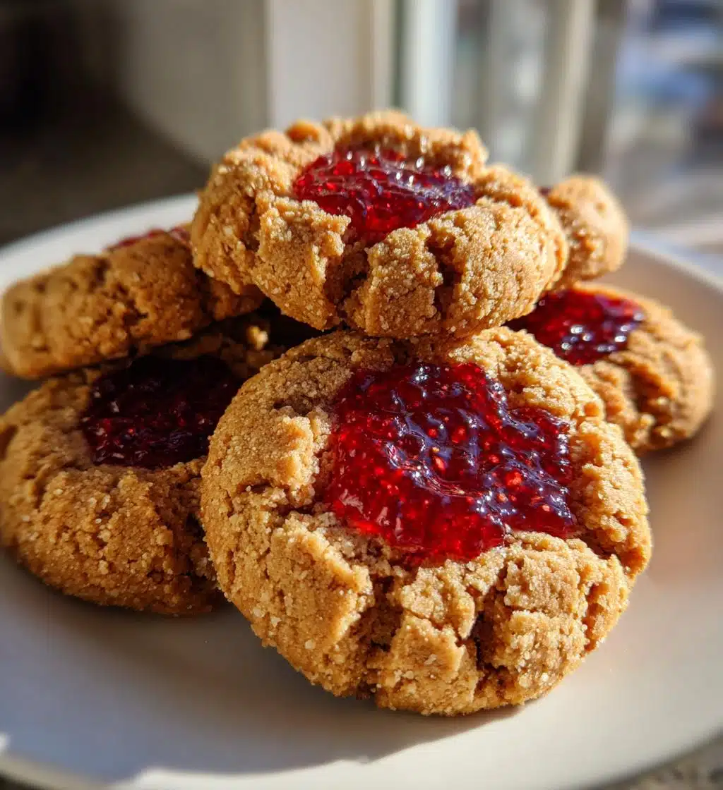 Christmas Raspberry Jam Cookies - detail 1