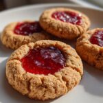 Christmas Raspberry Jam Cookies