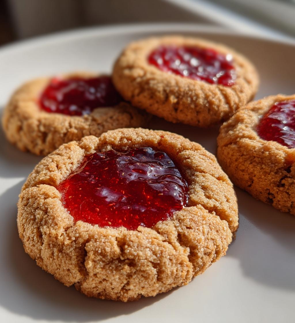 Christmas Raspberry Jam Cookies