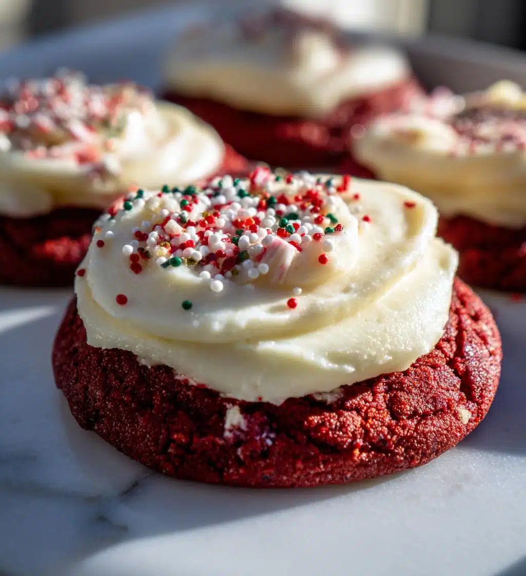 Christmas Red Velvet Cookies