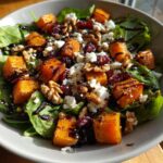 Christmas Roasted Butternut Squash Salad