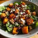 Christmas Roasted Butternut Squash Salad