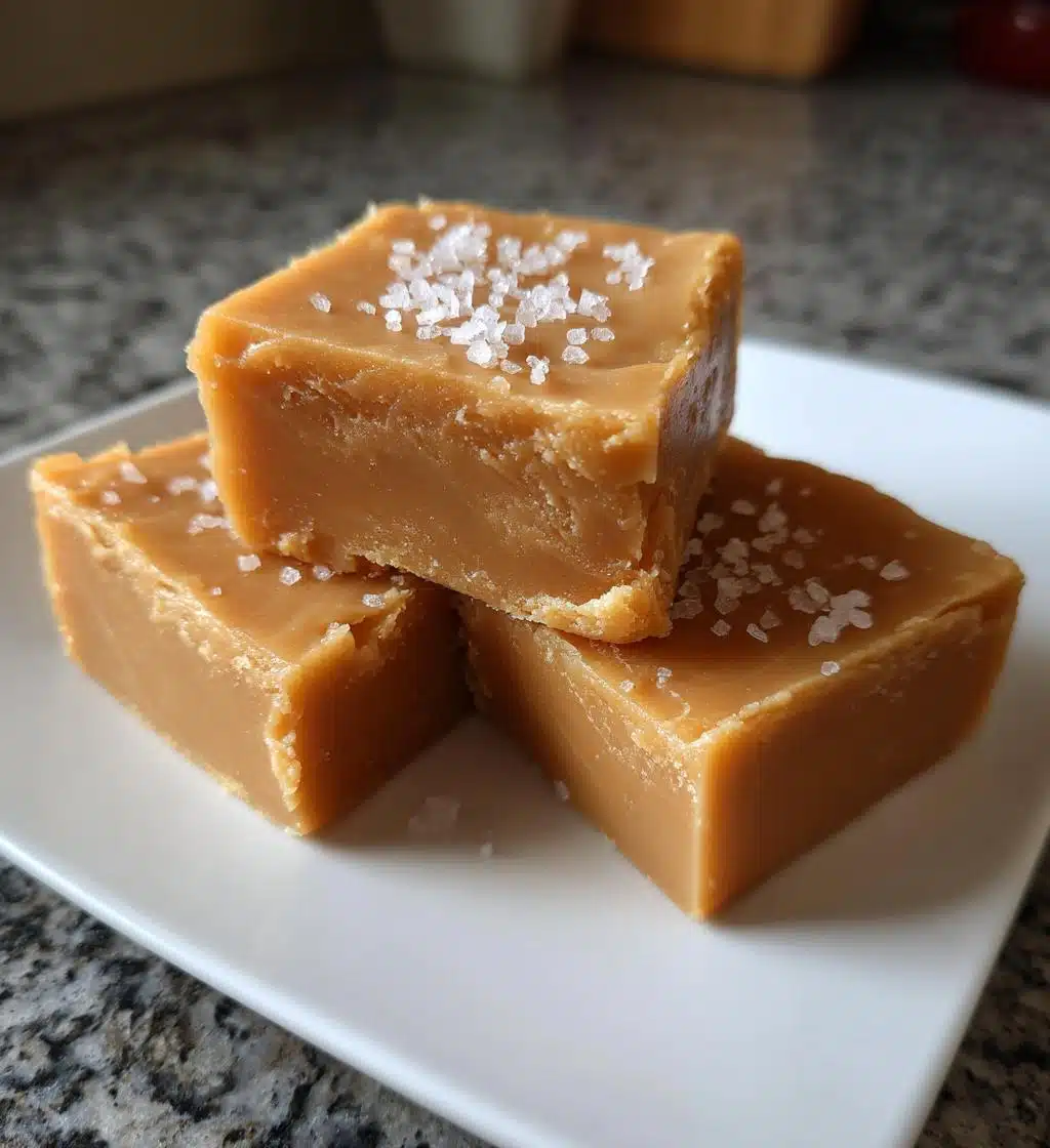 Christmas Salted Caramel Fudge - detail 1