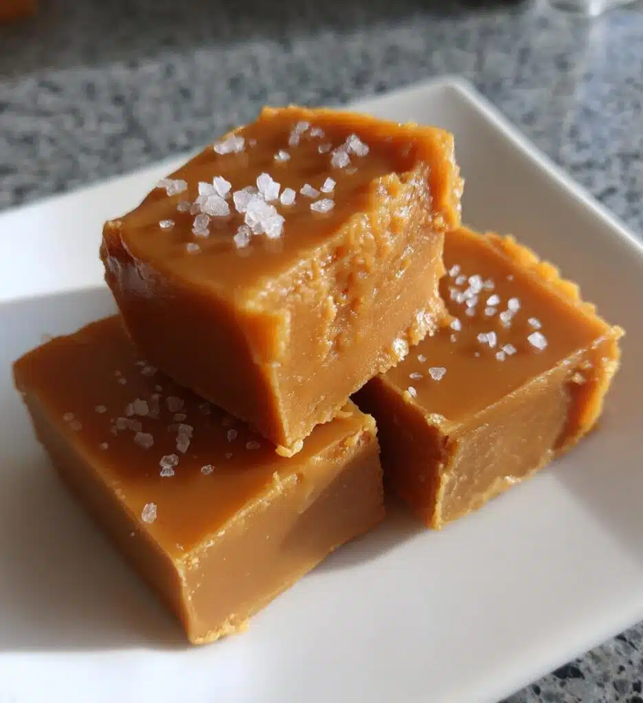 Christmas Salted Caramel Fudge