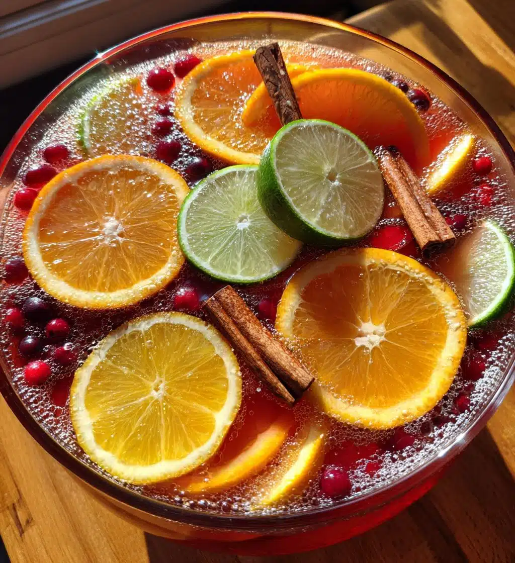 Christmas Spiced Rum Punch