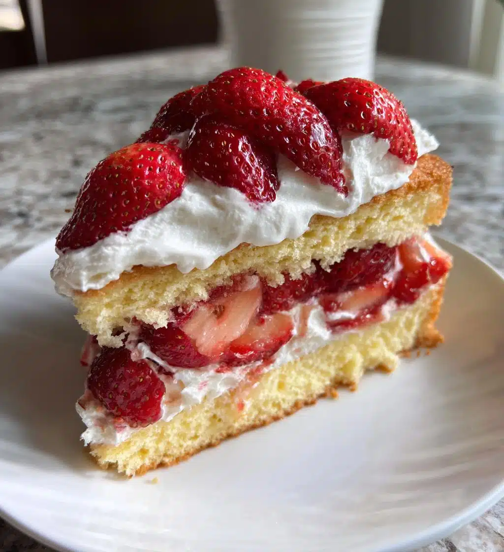 Christmas Strawberry Shortcake