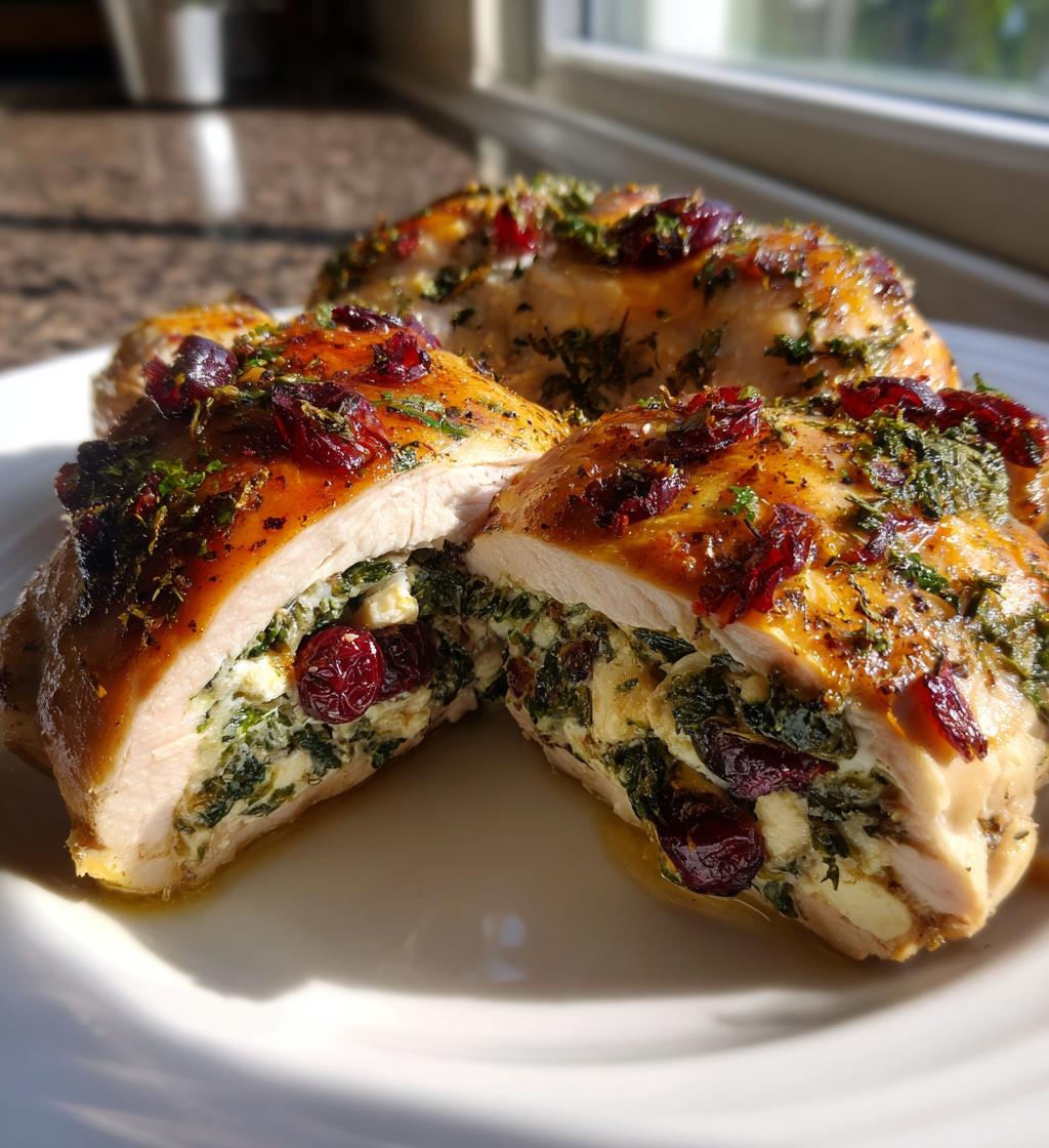 Christmas Stuffed Chicken - detail 1