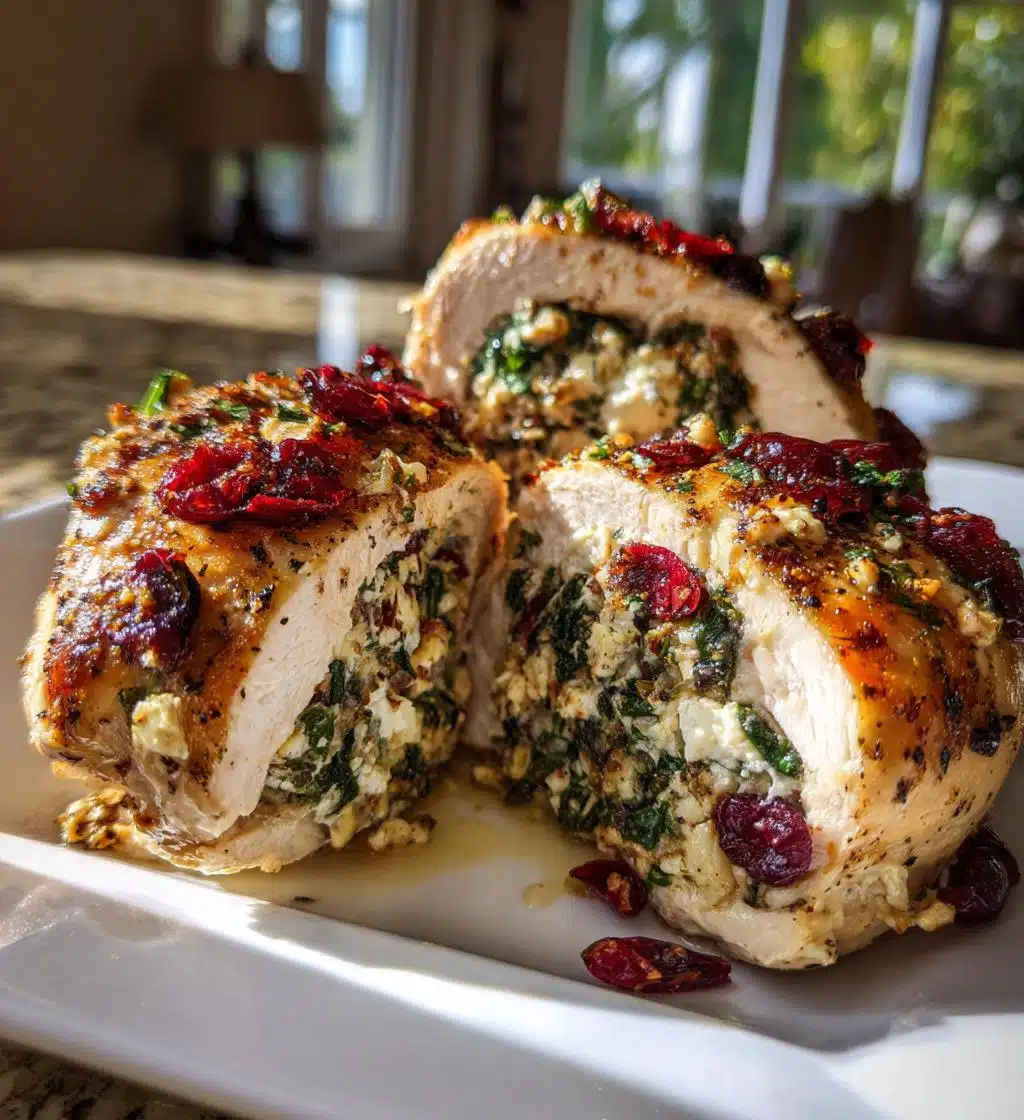 Christmas Stuffed Chicken