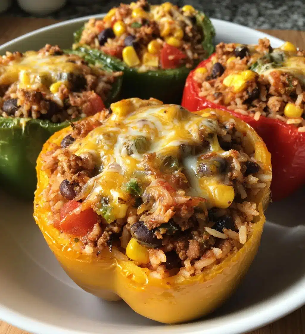 Christmas Stuffed Peppers - detail 1
