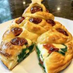 Christmas Tree Stuffed Bread