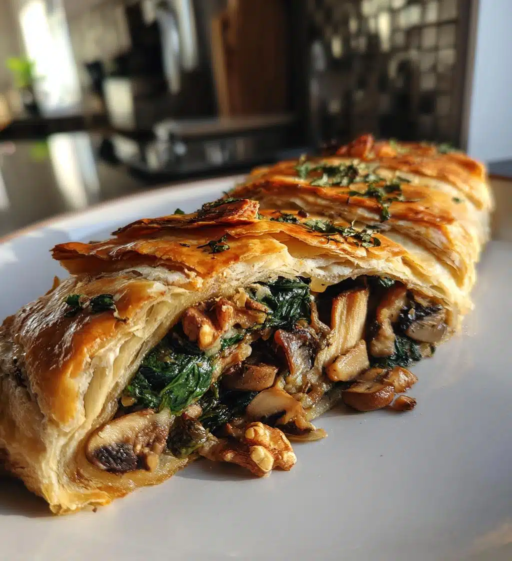 Christmas Vegetarian Wellington - detail 1