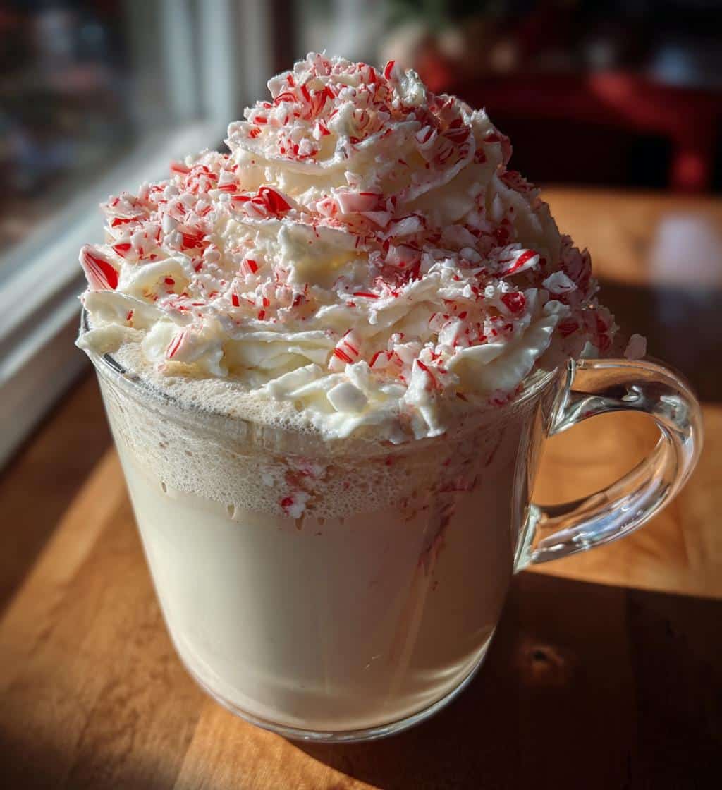 Christmas White Chocolate Peppermint Latte - detail 1