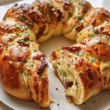 Savory Christmas Wreath Bread That Will Wow Your Guests