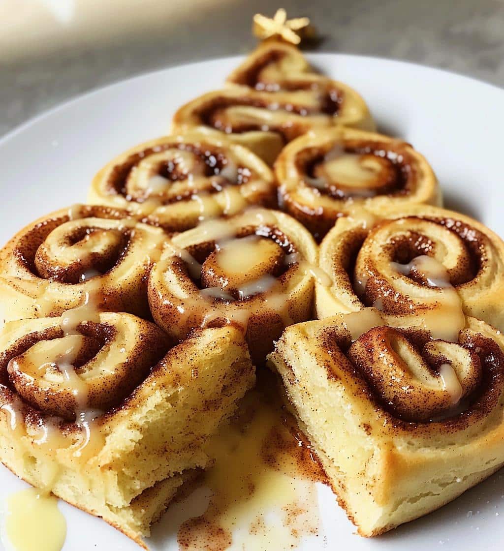 Cinnamon Roll Christmas Tree