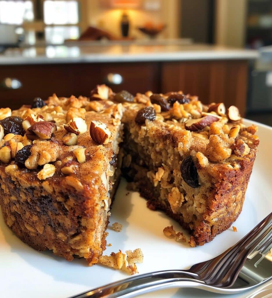 Cinnamon Spice Oatmeal Bake