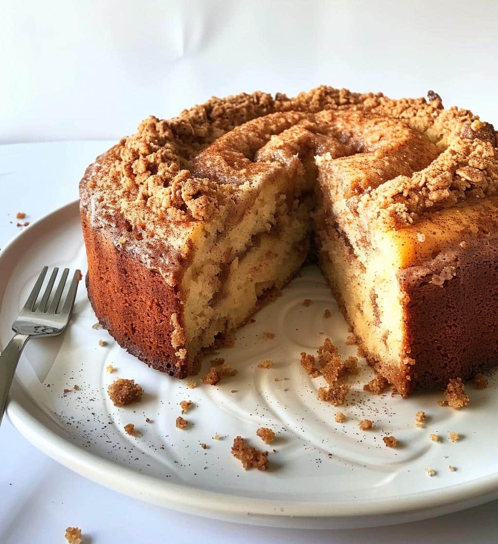 Cinnamon Streusel Coffee Cake