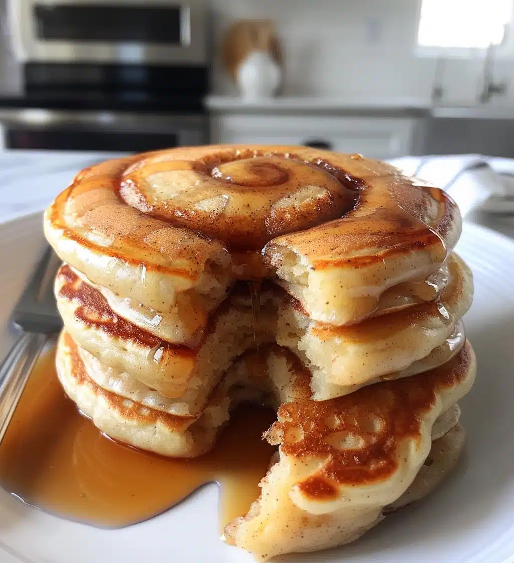 Cinnamon Swirl Pancakes - detail 1