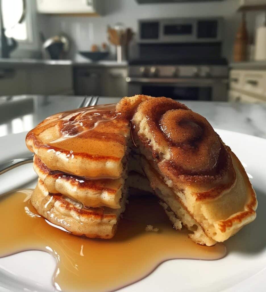 Cinnamon Swirl Pancakes