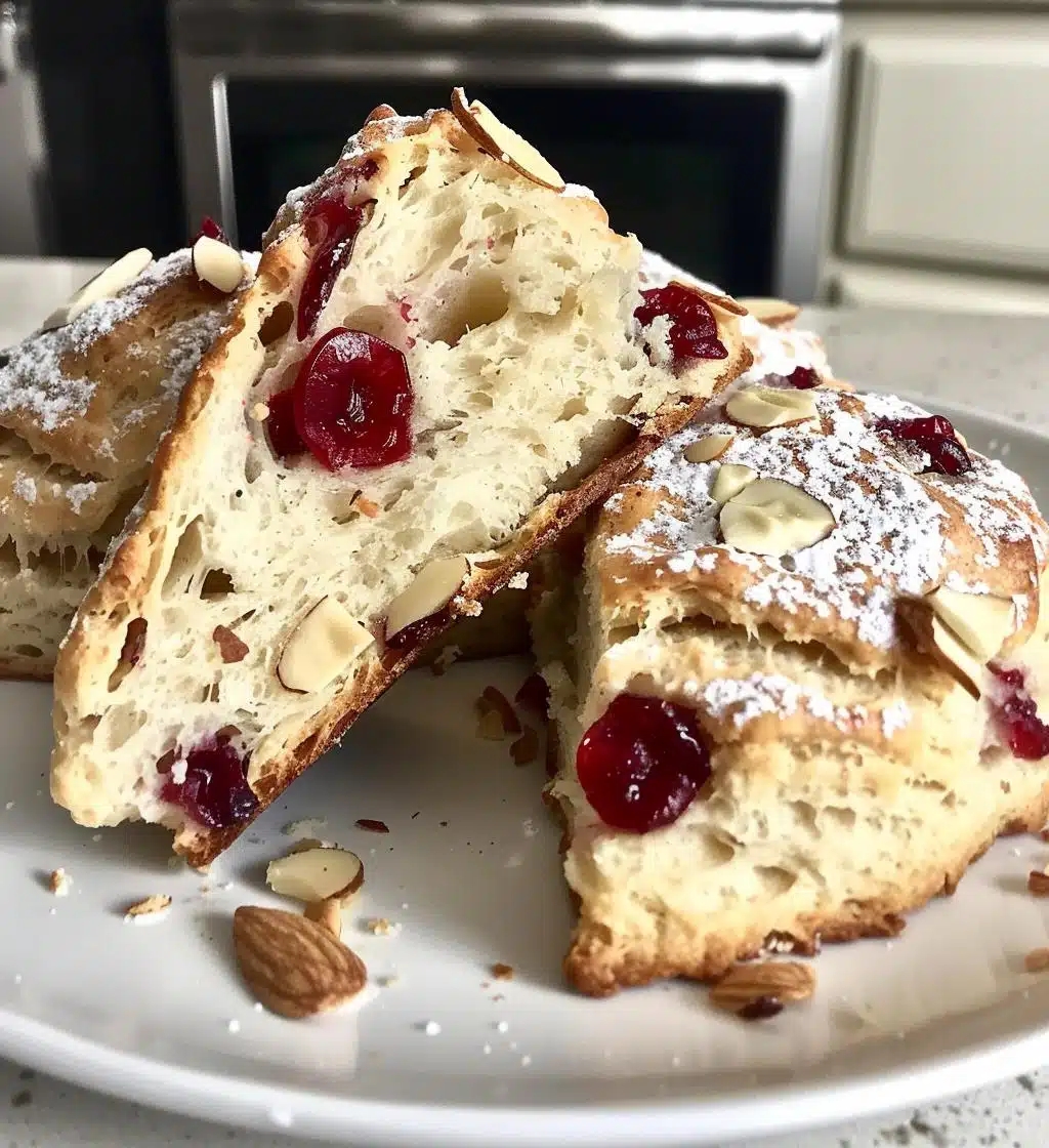 Cranberry Almond Scones - detail 1