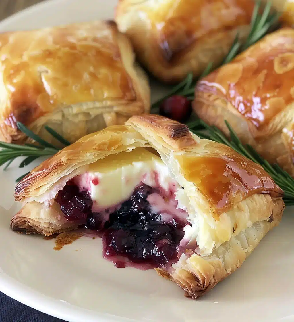 Cranberry Brie Puff Pastry Bites - detail 1