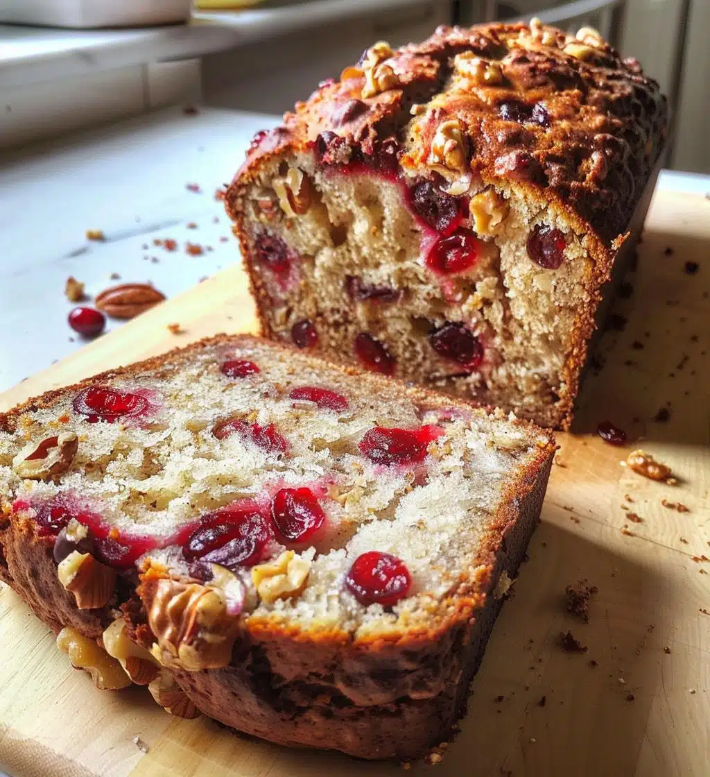 Cranberry Walnut Bread - detail 1