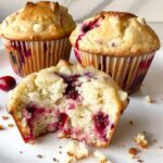 Cranberry White Chocolate Muffins