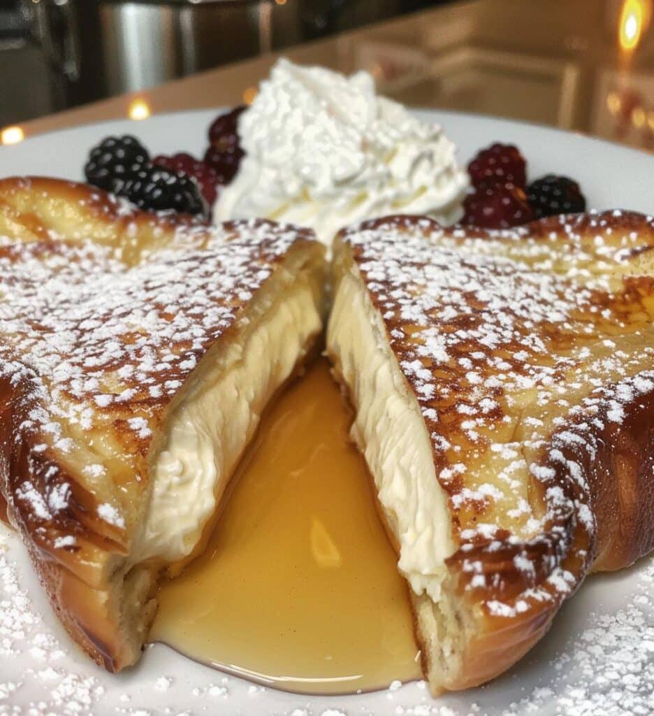 Cream Cheese Stuffed French Toast