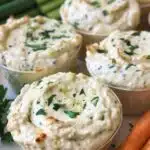 Creamy Garlic Parmesan Dip Cups