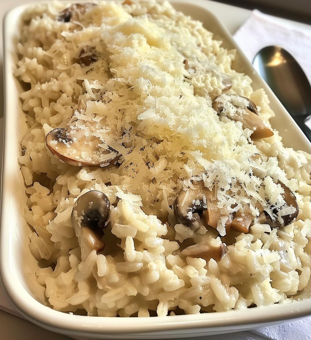 Creamy Mushroom Rice