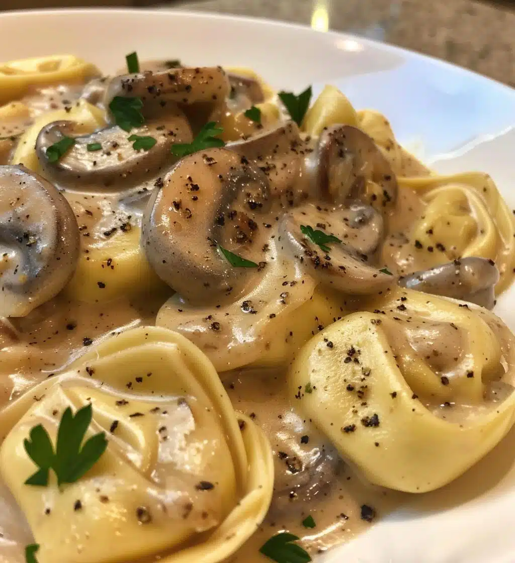 Creamy Mushroom Tortellini - detail 1