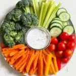 Creamy Ranch Veggie Platter