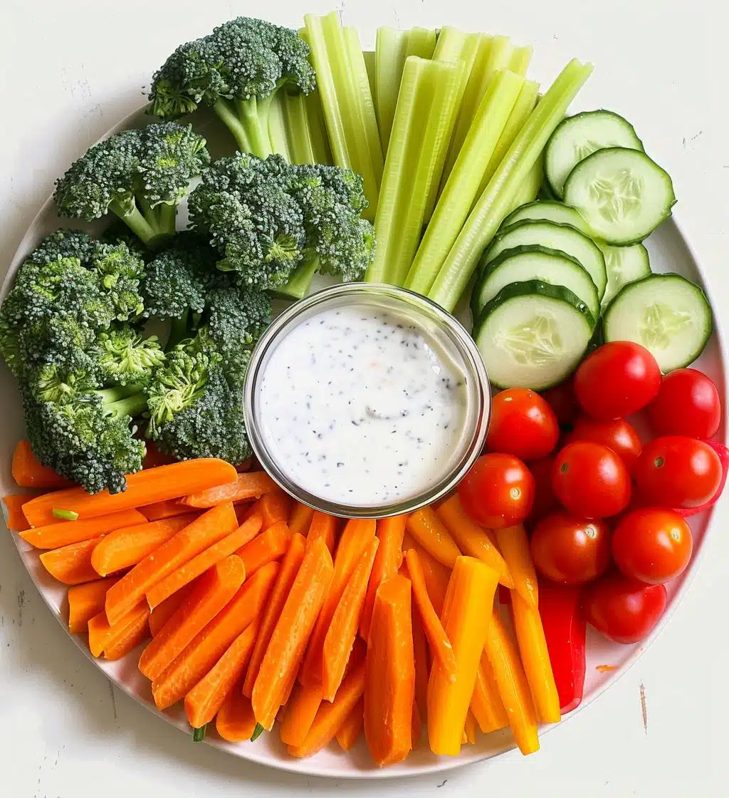Creamy Ranch Veggie Platter