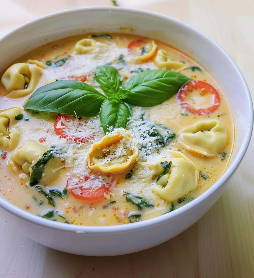 Creamy Tortellini Soup