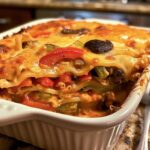 Crockpot Veggie Pizza Casserole