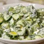 Cucumber Dill Yogurt Salad (light option)
