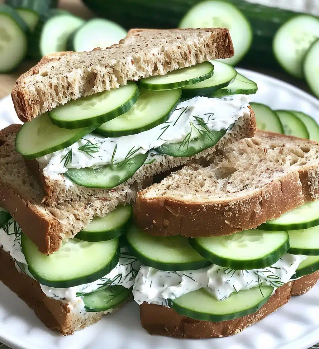 Delicious Cucumber Salad Sandwiches - detail 1