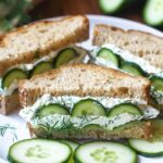 Delicious Cucumber Salad Sandwiches