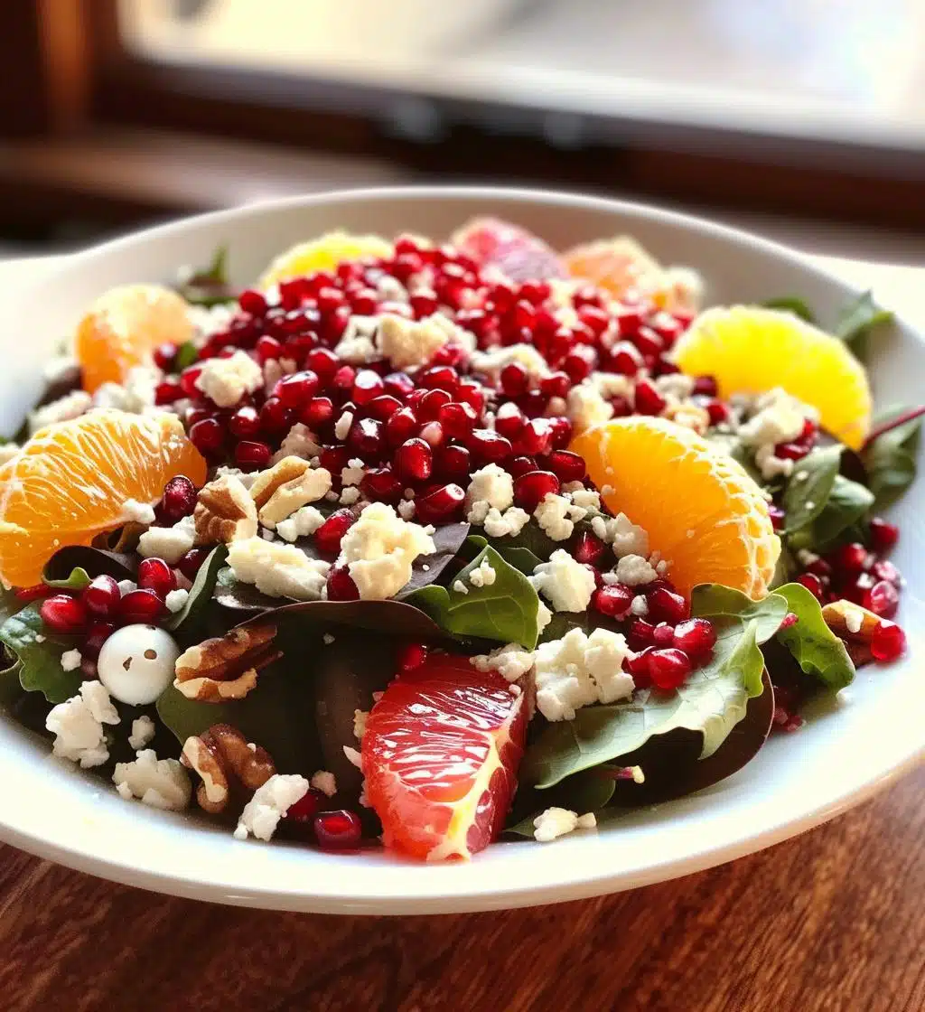 Festive Citrus Pomegranate Salad - detail 1