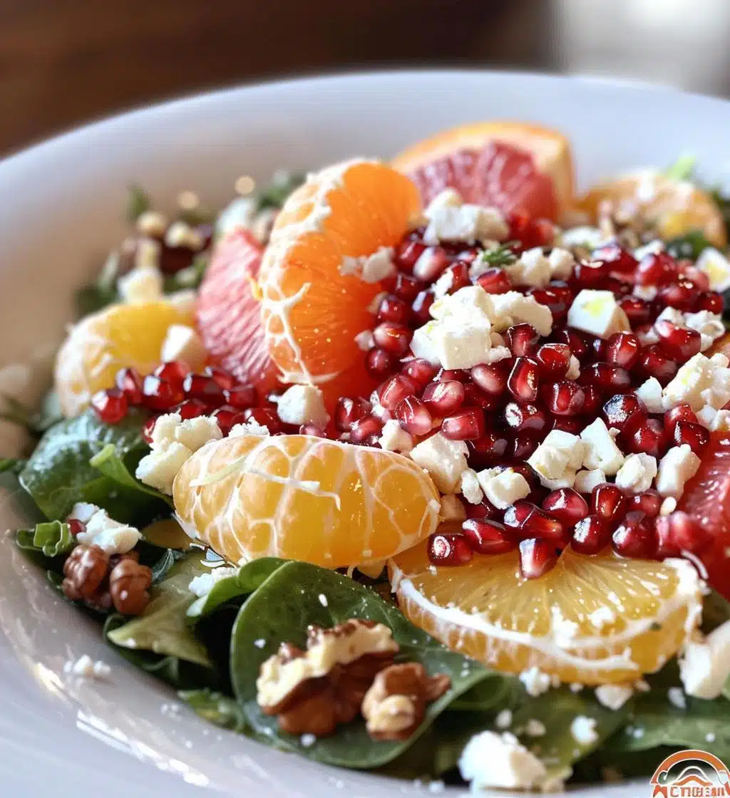 Festive Citrus Pomegranate Salad