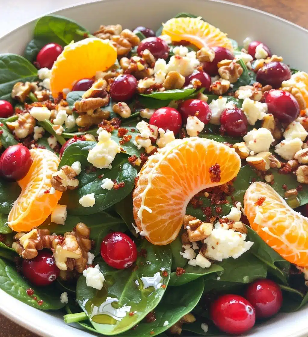 Festive Orange & Cranberry Salad - detail 1