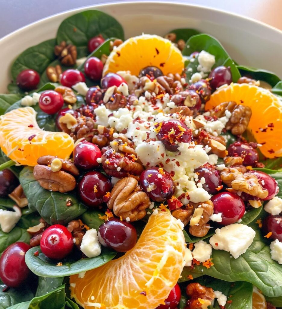 Festive Orange & Cranberry Salad