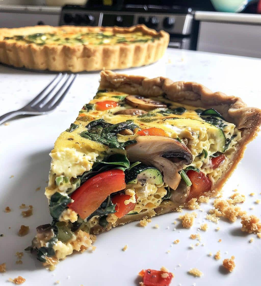 Garden Veggie Quiche - detail 1