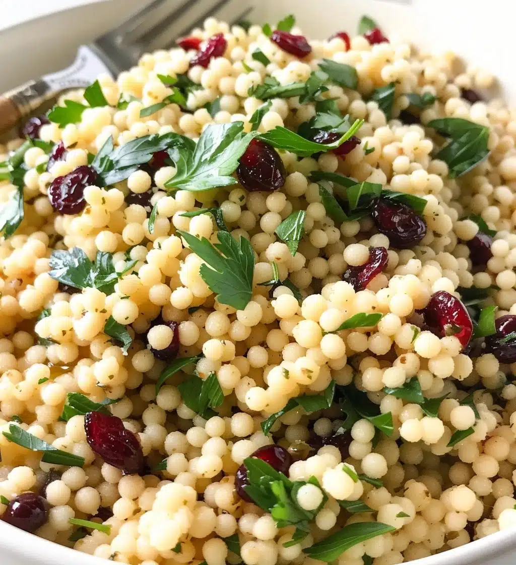 Garlic Herb Couscous with Cranberries - detail 1