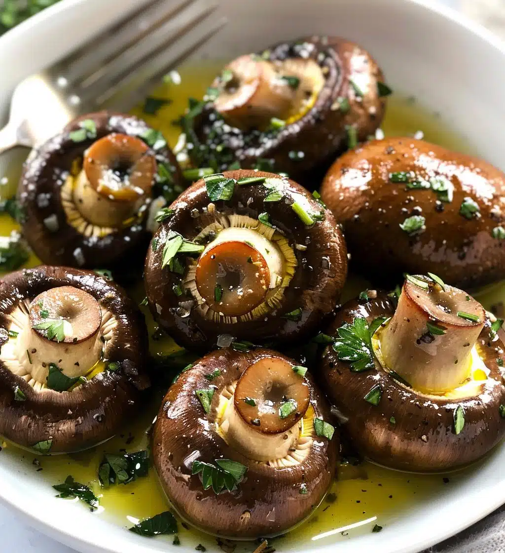 Garlic Herb Mushrooms - detail 1